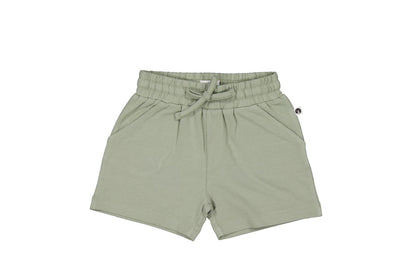 Seagrass Boys Shorts by Burrow and Be in earthy green